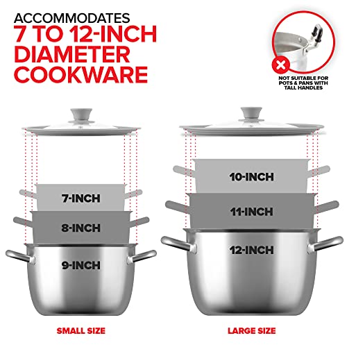 Modern Innovations Grey / 7 to 12 Inch / Modern Lids