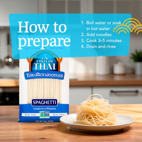 A Taste of Thai Spaghetti / 8 Ounce (Pack of 9) / 9 Rice