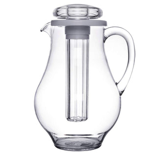 3 qt Plastic Center Ice Core Pitcher by Tablecraft – 96 Ounces, 3.0 quarts, Polycarbonate (PC), Multicolor