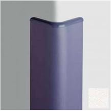 Corner Guard Bullnose 90, 3'' Wings, 4'H W/Caps, Linen WH