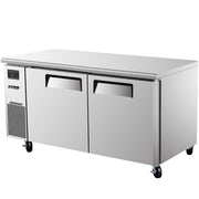 15 cu. ft. J Series Undercounter Refrigerator with Efficient Refrigeration System Side Mount Compressor Adjustable Shelves and High Density PU Insulation: Stainless Steel by Turbo