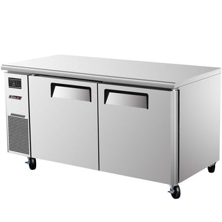 15 cu. ft. J Series Undercounter Refrigerator with Efficient Refrigeration System Side Mount Compressor Adjustable Shelves and High Density PU Insulation: Stainless Steel by Turbo