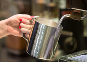 Frothing Pitcher by Service Ideas – 50 Ounces, Stainless Steel, Brushed, Model FROTH506