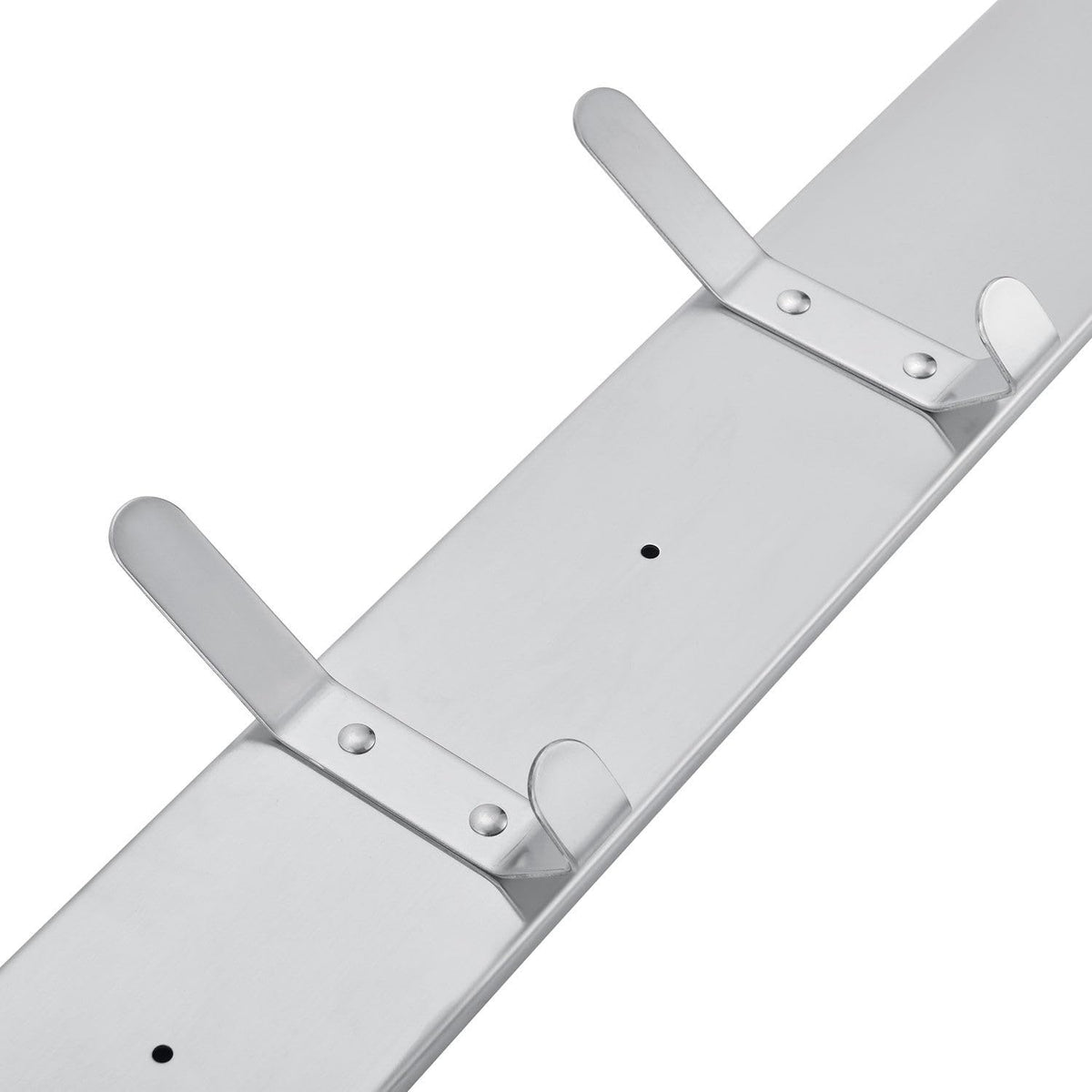 36" W Coat Rack with 5 Hook - Silver by Global Industrial – Steel, Silver, Model 695715