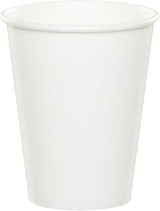 Creative Converting Celebrations 96-Count 9 oz. Hot/Cold Cups, White -
