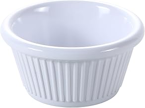 Yanco NC-509WT Fluted Ramekin