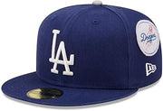 New Era York Yankees COOPS 59FIFTY Los Angeles Dodgers Cap, Navy White, One Size