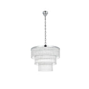 Harlow 18 Light Chandelier Chrome by Lighting Design – Iron, Chrome