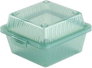 GET EC-08-1-JA Eco-Takeouts To Go Food Containers, 4.75" x 4.75" x 3.25" Deep, 1 Compartments, Reusable, Jade, Case of 2 Dozen