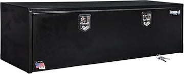 Buyers Products 1702317 Black Steel Underbody Truck Tool Box, 18x18x66 Inch