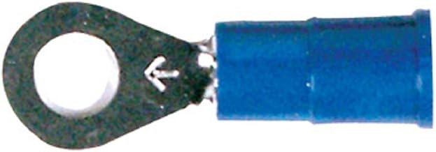 Install Bay 3M Ring Terminal Connector Vinyl 16/14 Gauge #8 - 100 Pack (Blue)