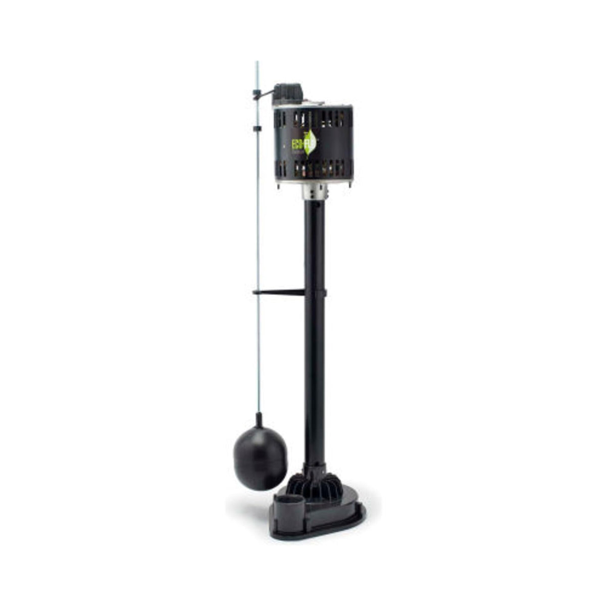 Products EPP50 Pedestal Sump Pump with Vertical Float Switch by ECO-FLO – 1/2 HP, Stainless Steel, Black, Model ECO-FLO - EPP50