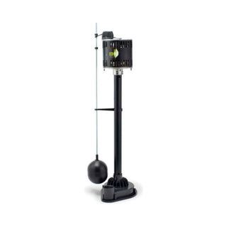 Products EPP50 Pedestal Sump Pump with Vertical Float Switch by ECO-FLO – 1/2 HP, Stainless Steel, Black, Model ECO-FLO - EPP50