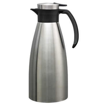 Carafe Server by Service Ideas – 50.7 Ounces, 1.5 liters, Stainless Steel, Pack of 6, Model 83715