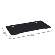 Flash Furniture 23.5L x 45.8W inches / Black / Classic Computers & Accessories