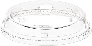 DART 626NSL Clear Strawless lid, Crystal Clear and Crack Resistant, for use with - TP12S, TP16D, TP20, TD24, TD26, RTP16DBARE, RTP20BARE, RTD24BARE, 12PX, 16FPX, 16PX, 20PX, 24PX, 12PXW [100 Pack]