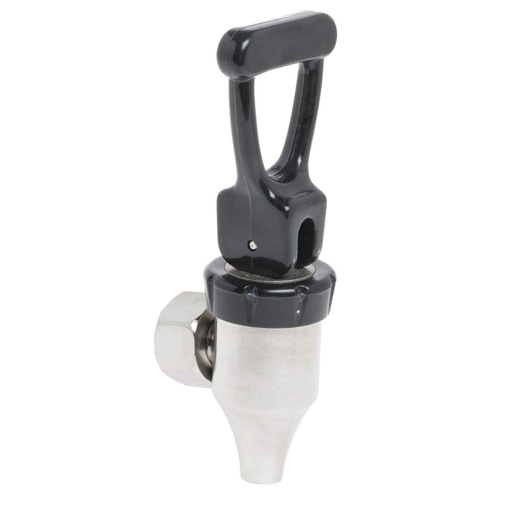 Replacement Spigot Assembly for HUBERT Coffee Urn & Beverage Dispenser – Metal, Gray, Model SP-001