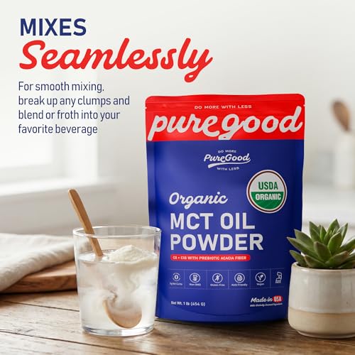 PureGood 1 Pound (Pack of 1) / Blue / 1 MCT Oil