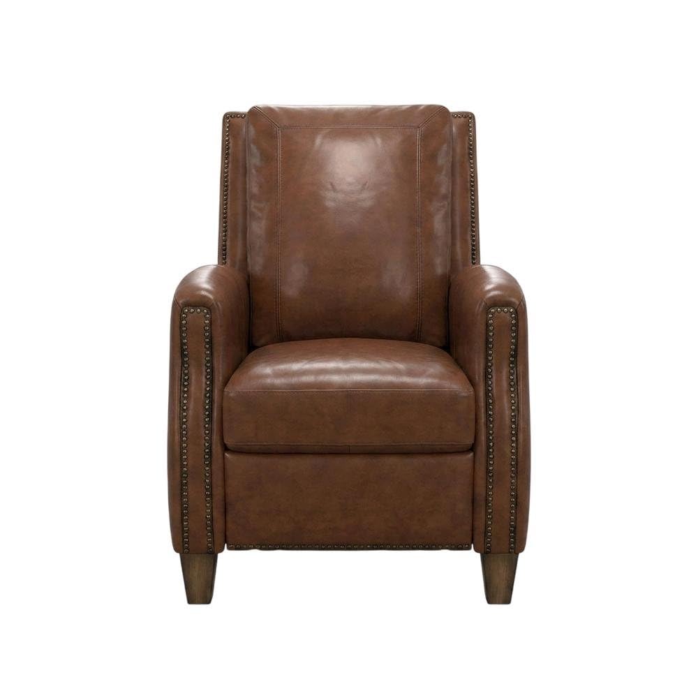 Brown Chestnut Charm Manual Recliner Two Pack by Starlight Canyon Home – Top Grain Leather with Match (X), Brown, Pack of 2