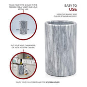 Modern Innovations 4 / 4 Count / Silver Wine Chillers