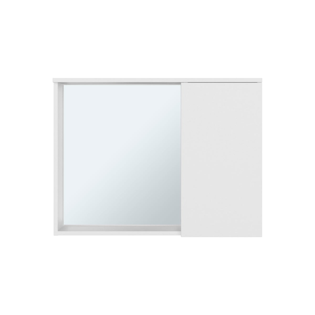 31" Nome Medicine Cabinet with Interior Storage Compartments by DEPOT E-SHOP – Engineered Wood, White, Model DE-GLB11581