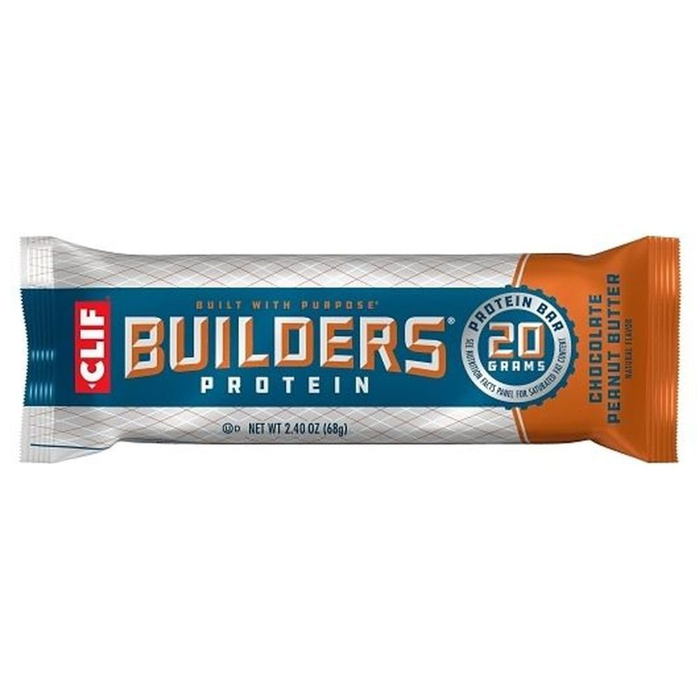 Builders Chocolate Peanut Butter Snack Bar by Clif Bar – Pack of 36