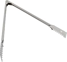 Edlund 6416HD 16" Heavy-Duty Countertop Gripper Tong | Commercial Flat Paddle and Serrated Utility Kitchen Utensil for Restaurant Buffet Catering, 16"L x 16"W x 0.98"H, Stainless Steel (Pack of 1)