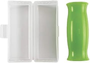 OXO Good Grips Silicone Garlic Peeler with Stay-Clean Storage Case, Clear