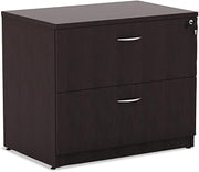 Alera Valencia Series Lateral File, 2 Legal/Letter-Size File Drawers, Espresso, 34" X 22.75" X 29.5"