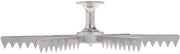 Winco 6 Cut (Pack of 12) / Aluminum / 1 Cake, Pie & Pastry Servers