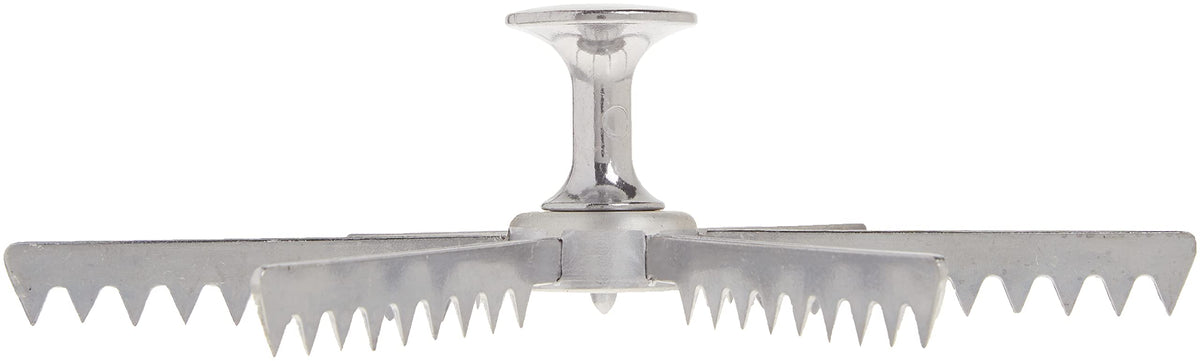 Winco 6 Cut (Pack of 12) / Aluminum / 1 Cake, Pie & Pastry Servers