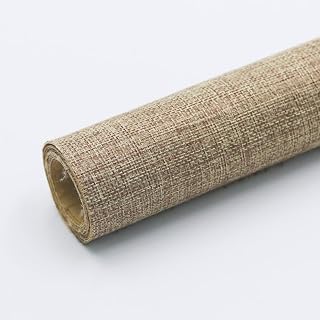 Self-Adhesive Linen-Like Fabric Repair Patch 20×30cm 2Pc for Sofas Clothing Furniture，Light Brown