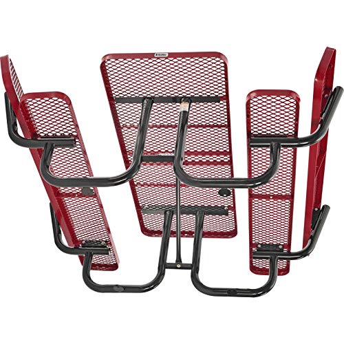 Global Industrial Red / Industrial / 1 Picnic Tables