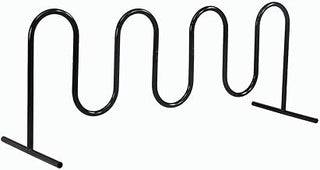 Global Industrial 94" L Wave Bike Rack, Free Standing, 9-Bike Capacity