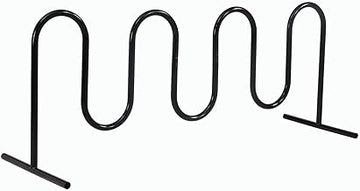 Global Industrial 94" L Wave Bike Rack, Free Standing, 9-Bike Capacity