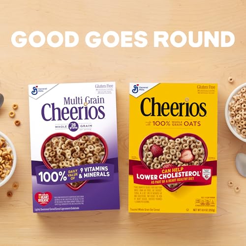Cheerios Multi Grain / 20.6 Ounce (Pack of 4) / 4 Cold Cereal