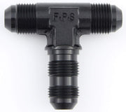 Performance Systems #3 Bulkhead Tee Black by Fragola – Stock, Stainless Steel, Black, Model 483403-BL