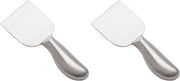 American Metalcraft CKNF1 Hard Evolution Cheese Knives, Stainless Steel, 5-1/4" Length (Pack of 2)