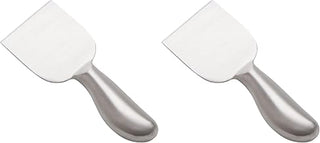 American Metalcraft CKNF1 Hard Evolution Cheese Knives, Stainless Steel, 5-1/4" Length (Pack of 2)