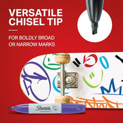 Sharpie 8ct - Assorted Chisel / Markers / 1 Count (Pack of 8) Permanent Markers