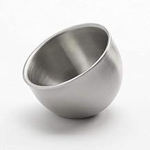 American Metalcraft DWS2 Double-Wall Angled Mini Stainless Steel Sauce Bowl, 2.5-Ounces
