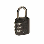 Combination Padlock 20 mm BLACK by ABUS – Alloy Steel, Black, Model 715/20