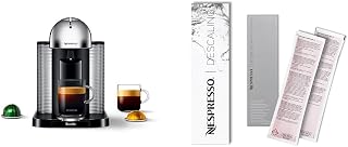 Nespresso Vertuo Coffee and Espresso Maker by Breville, Chrome Descaling Kit