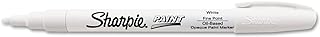 Sharpie Permanent Paint Marker, Fine Bullet Tip, White