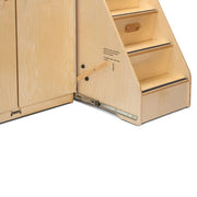 Diaper Changer with Stairs by Jonti-Craft – Wood, Light Wood, Model 5145JC