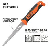 KLEIN TOOLS Fixed Jab Saw / Orange / 1 Handsaws