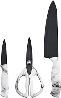 Farberware Marble Knife Set, one Size, White
