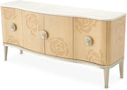 Camellia Field Sideboard Caramel, Wooden Doors, Stylish Storage, Ample Space for Dining or Living Room, Elegant Brown Finish