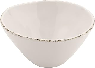G.E.T. Enterprises Urban Mill 22 oz. Organic Shape Bowl, 6.25" Round., 2.75'' Melamine Plastic, Urban Mill Collection B-22-UM-EC (Pack of 4)