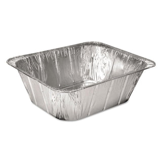 Handi Foil Aluminum Extra Deep 1/2 Size Steam Table Pan - 100 per case.